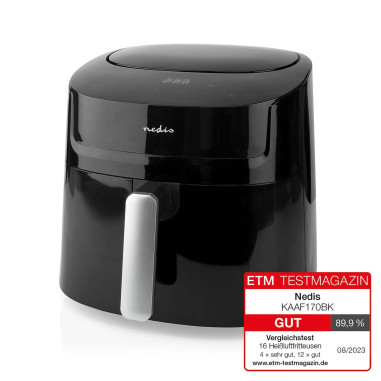 Nedis Friteuse à air chaud 7.2L sans huile 1800W Air Fryer