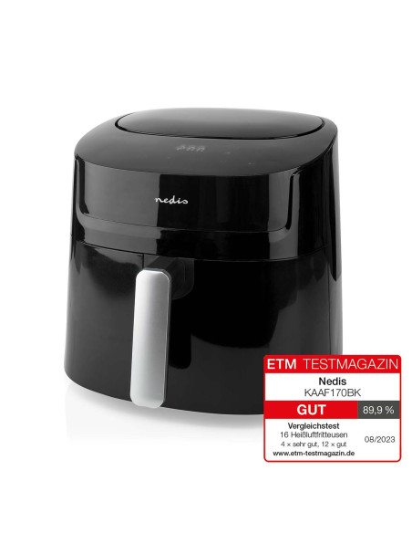 Nedis Friteuse à air chaud 7.2L sans huile 1800W Air Fryer