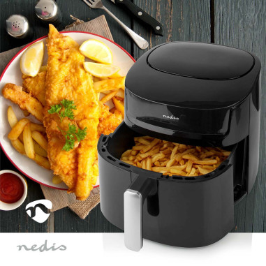 Nedis Friteuse à air chaud 7.2L sans huile 1800W Air Fryer