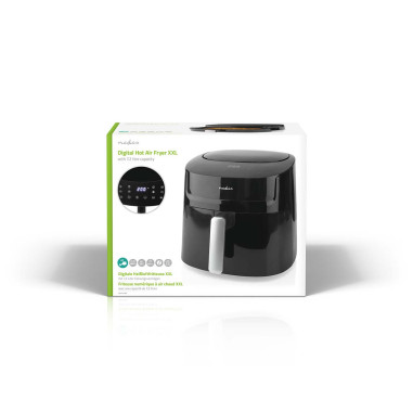 Nedis Friteuse à air chaud 7.2L sans huile 1800W Air Fryer