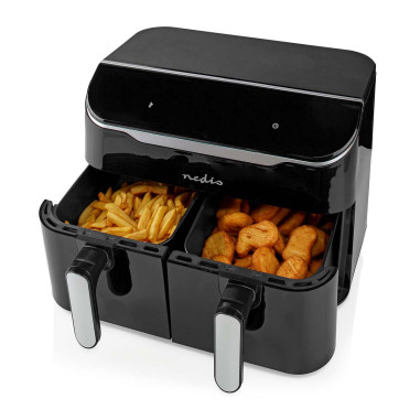 NEDIS KAAF310BK Double Air Fryer 2800w 7l