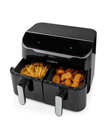 NEDIS KAAF310BK Double Air Fryer 2800w 7l