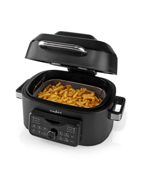 NEDIS Friteuse 6l 1600w noir Air Fryer KAAFG600BK
