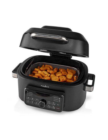 NEDIS Friteuse 6l 1600w noir Air Fryer KAAFG600BK