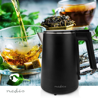 NEDIS KAWK360EBK Bouilloire électrique 1L Plastique Noir