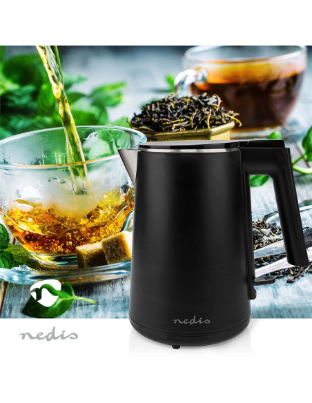 NEDIS KAWK360EBK Bouilloire électrique 1L Plastique Noir