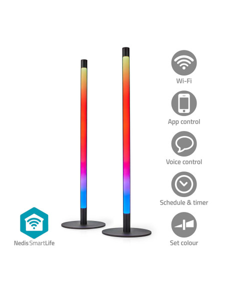 Lumière d'ambiance SmartLife  Wi-Fi  Tube  600 lm  Blanc chaud à frais