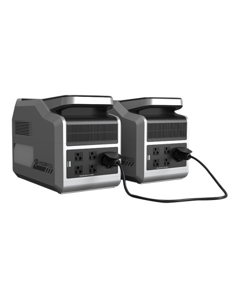 VIGORPOOL Batteries Lithium Portables 1200W Alimenter jusqu'à 12 Appareils Simultanément