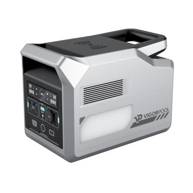 VIGORPOOL Batteries Lithium Portables 1200W Alimenter jusqu'à 12 Appareils Simultanément