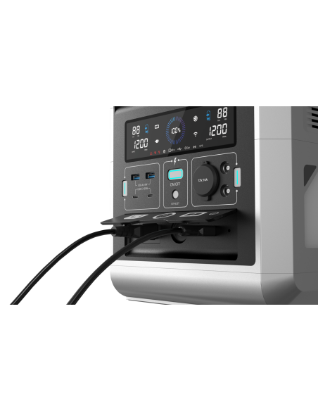 VIGORPOOL Batteries Lithium Portables 1200W Alimenter jusqu'à 12 Appareils Simultanément