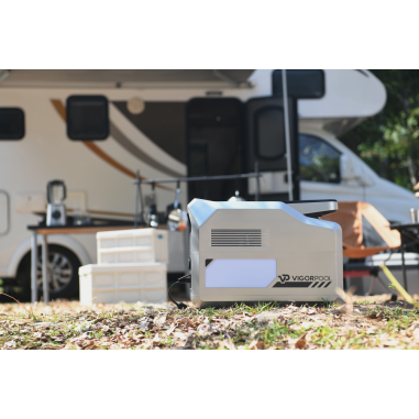 VIGORPOOL Batteries Lithium Portables 1200W Alimenter jusqu'à 12 Appareils Simultanément