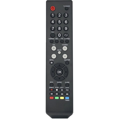 HDSAT Pack Parabole Satellite Fibre Composite Blanche 75cm + LNB Single + VEGA 3 Récepteur TV satellite Full HD + Carte
