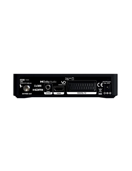 HDSAT Pack Parabole satellite acier 60cm avec Support LNB +LNB Single + Décodeur Satellite HD TNTSAT ASTRA + Carte