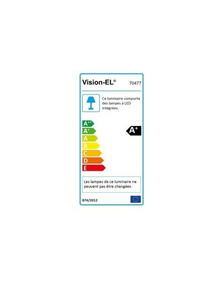 Applique Murale LED Solaire 6.8W 4000K Noir + Détecteur