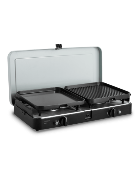 CADAC Réchaud 2 Brûleurs 2 Cook 3 Pro Deluxe Allumage Piezo