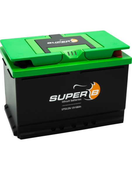 SUPER B Batterie Epsilon 100Ah Format Ultra Compact Camping-car
