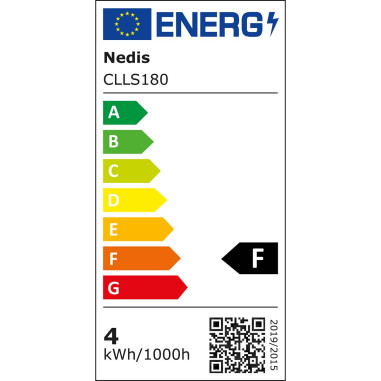 NEDIS Lumières Décoratives 180 LED's Blanc Chaud 13.50m
