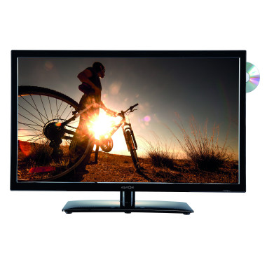 EQUINOXE Téléviseur 12V LED HD ultra compact 21,5'' (55 cm) DVB S2/T2 + DVD