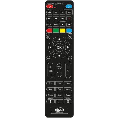 DIGIQUEST Q90 Récepteur satellite Labellisé Tivusat HD Carte Activée Chaines Italiennes