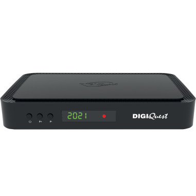 DIGIQUEST Q90 Récepteur satellite Labellisé Tivusat HD Carte Activée Chaines Italiennes