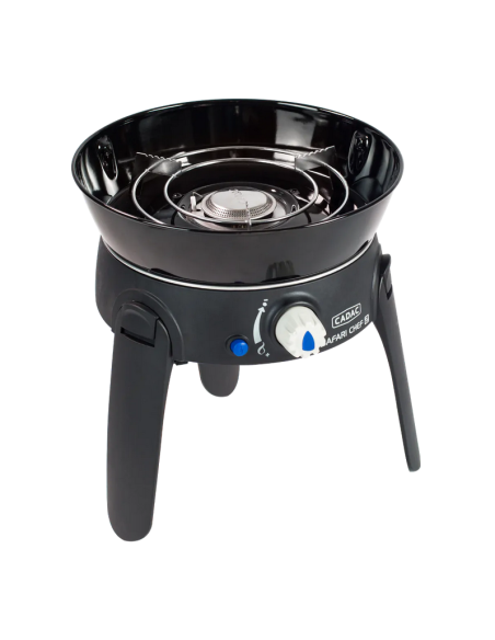 PACK CADAC barbecue gaz safari chef 30 + détendeur + cartouche de gaz
