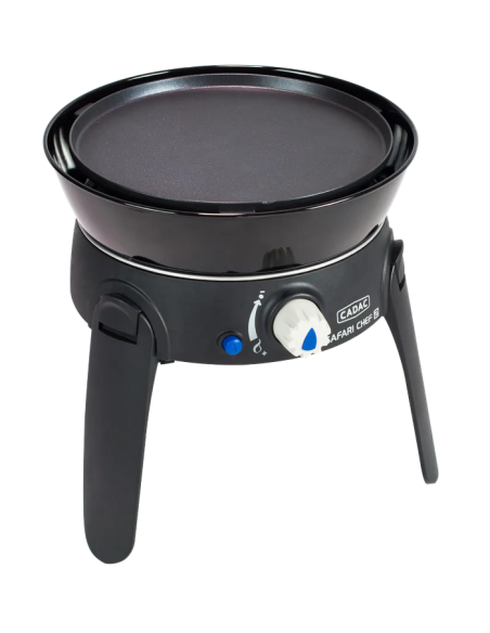 PACK CADAC barbecue gaz safari chef 30 + détendeur + cartouche de gaz