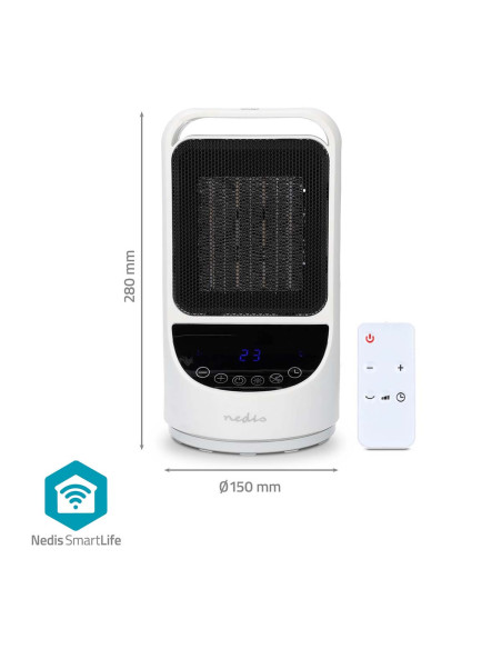 NEDIS RADIATEUR SOUFFLANT PTC EN CERAMIQUE SMARTLIFE