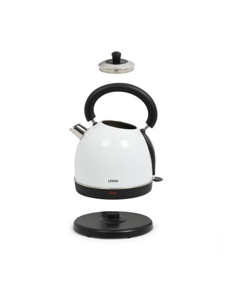 LIVOO Pack Petit Déjeuner Bouilloire 1.8L + Grille-pain 2 Fentes Vintage