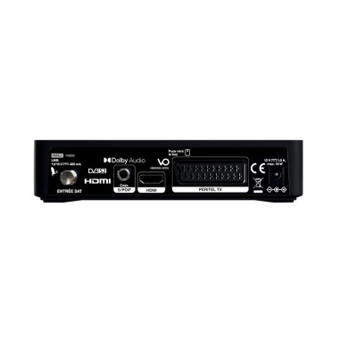 Pack HDSAT Parabole satellite acier 80cm + Récepteur ASTRA + LNB Single