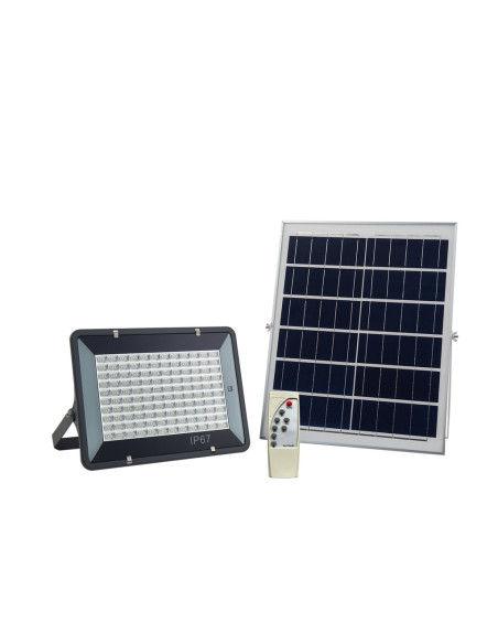 OPTEX Projecteur Solaire LED 1500 Lumens avec Panneau Solaire