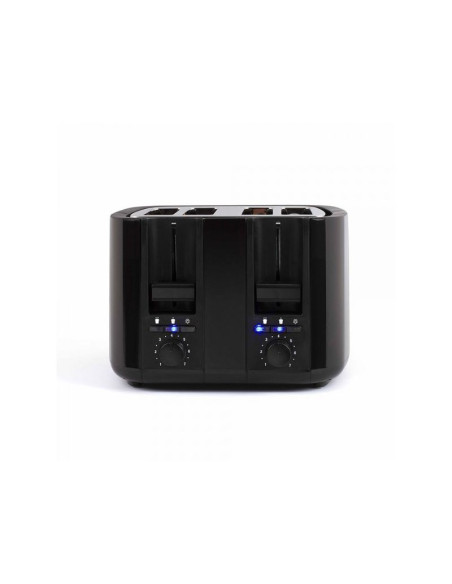 Pack LIVOO Bouilloire électrique 1.7L + Grille-pain 4 Fentes Noir