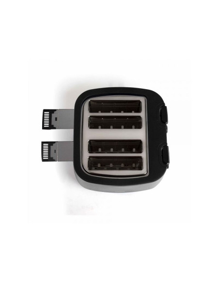 Pack LIVOO Bouilloire électrique 1.7L + Grille-pain 4 Fentes Noir
