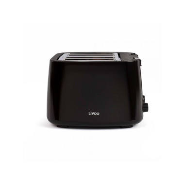 Pack LIVOO Bouilloire électrique 1.7L + Grille-pain 4 Fentes Noir