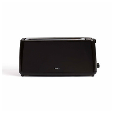 Pack LIVOO Bouilloire électrique 1.7L + Grille-pain 1 Fente 800W Noir