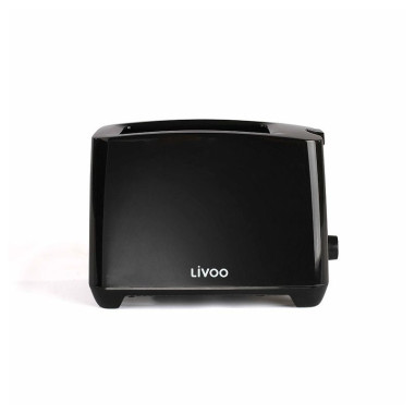 Pack LIVOO Bouilloire électrique sans fil 1.7L + Grille-pain 2 Fentes Noir