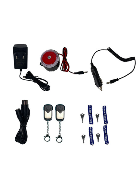 PACK ALARM DETECT SX1 PRO+ 12V/230V + Transmetteur Téléphonique 12V/220V Camping-Car Bateau