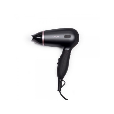 Pack LIVOO Lisseur Boucleur Multifonction + Sèche-cheveux de Voyage Pliable 1200W