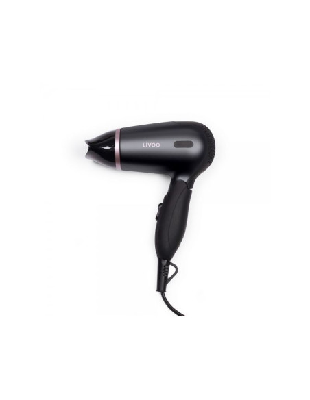Pack LIVOO Lisseur Boucleur Multifonction + Sèche-cheveux de Voyage Pliable 1200W