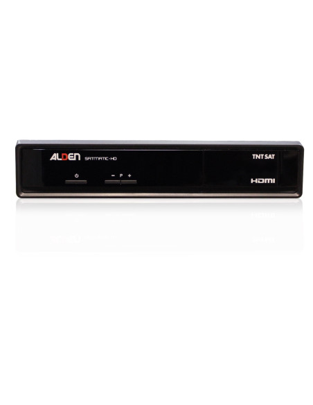 ALDEN AS3S 80 HD Ultrawhite Skew Antenne Satellite Auto + Récepteur SATMATIC TNTSAT