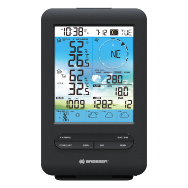 BRESSER Station météo WiFi 4CAST 4 jours avec capteur extérieur 7-en-1