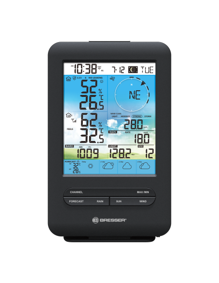 BRESSER Station météo WiFi 4CAST 4 jours avec capteur extérieur 7-en-1