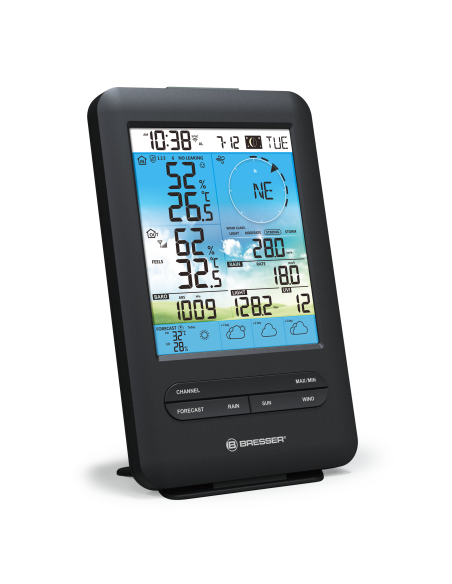 BRESSER Station météo WiFi 4CAST 4 jours avec capteur extérieur 7-en-1