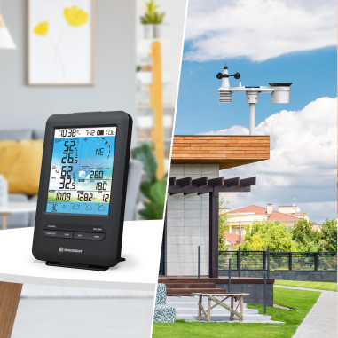 BRESSER Station météo WiFi 4CAST 4 jours avec capteur extérieur 7-en-1