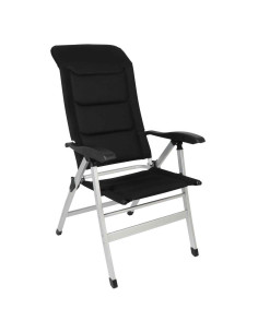 BAYASUN Fauteuil Confort Maxi Mesh noir Camping
