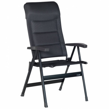 WESTFIELD Fauteuil Majestic Noir Réglable 7 positions Camping
