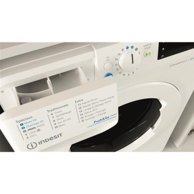 INDESIT Lave-linge séchant BDE76435WVFR