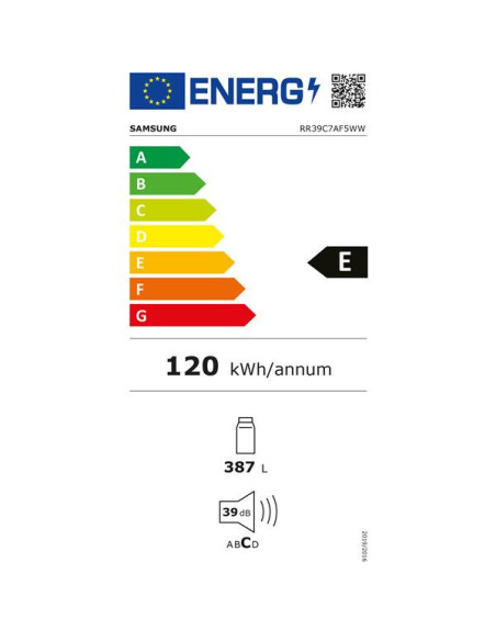 SAMSUNG Réfrigérateur 1 porte  RR39C7AF5WW