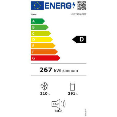 HAIER Réfrigérateur américain HSW79F18DIPT