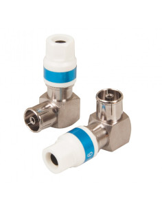 CABELCON Connecteur IEC femelle coudé 90°
