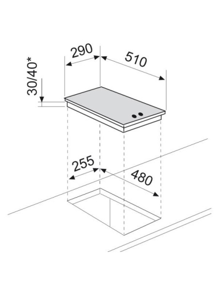 Table de cuisson électrique GT320IX